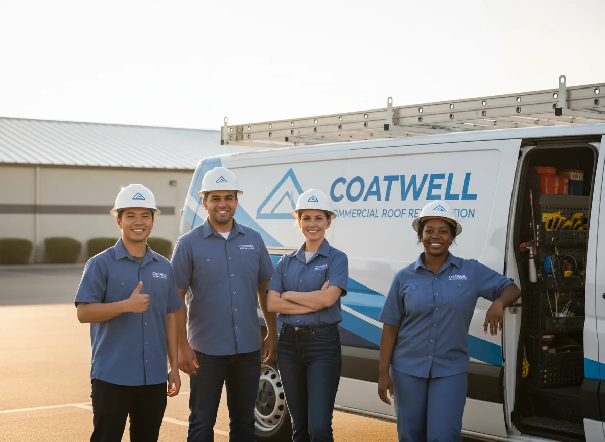 Commercial roof coating company in Bruce, WI